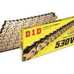 Chaine de tranmission D.I.D 530 VX3 or/noir 110 maillons
