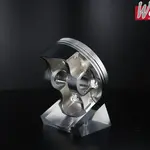 Piston forgé WÖSSNER Ø 76,96 mm TM, KAWASAKI