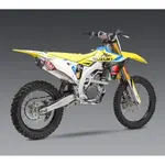 Ligne complète YOSHIMURA RS-12 Signature Series inox/silencieux alu/casquette carbone Suzuki RM-Z450