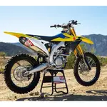 Ligne complète YOSHIMURA RS-12 Signature Series inox/silencieux alu/casquette carbone Suzuki RM-Z450