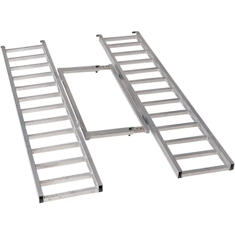 TRI-FOLD ADJUSTABLE ALUMINUM RAMP 76"