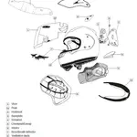 Spoiler ARAI EX2 fumé RX-7V Racing
