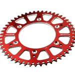 Couronne SCAR 50 dents alu ultra-light anti-boue pas 520 type SRS230 rouge