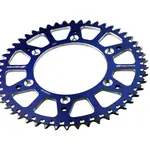 Couronne SCAR 48 dents alu ultra-light anti-boue pas 520 type SRS530 bleu