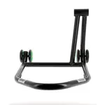 Béquille monobras droite BIHR Home Track noir mat roues vert