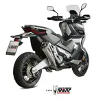 Silencieux MIVV Delta Race inox /casquette carbone Honda X-ADV 750