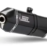 Ligne complète MIVV Speed Edge inox/silencieux Steel Black/casquette carbone Honda SH 300