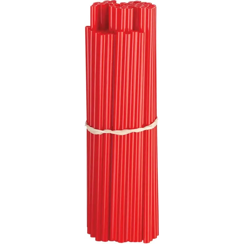 Lot de 80 couvre rayon rouge