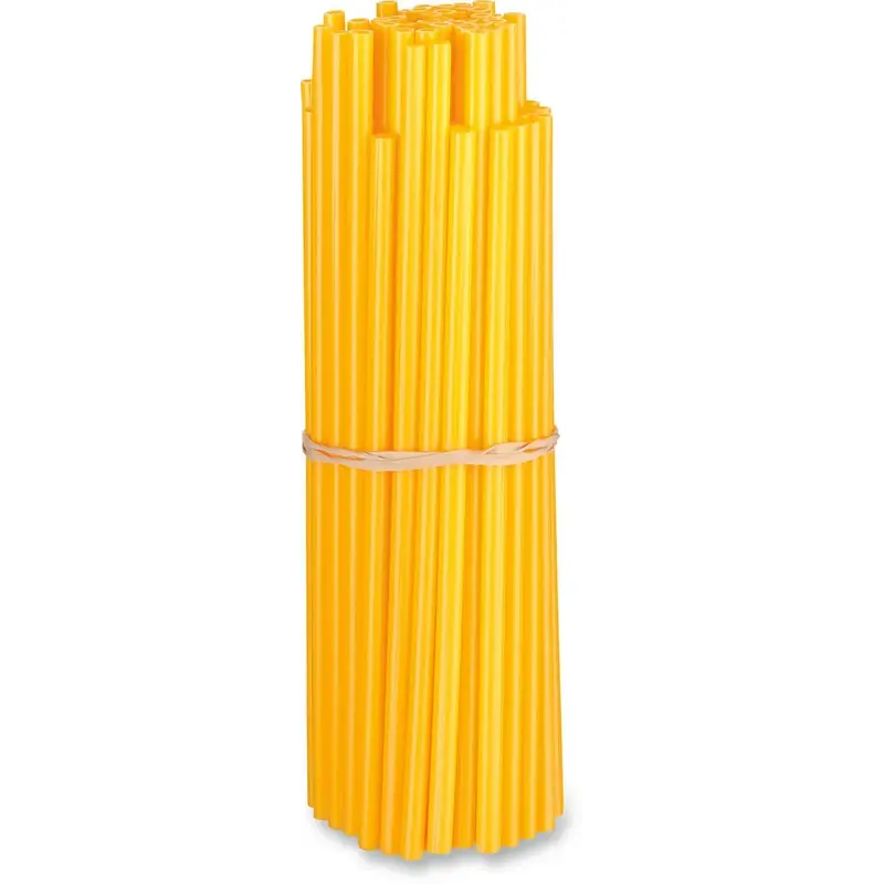 Lot de 80 couvre rayon jaune