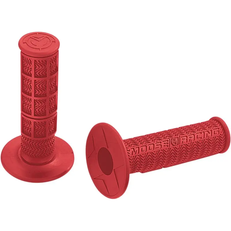 Poignées moose racing rouge pour quad