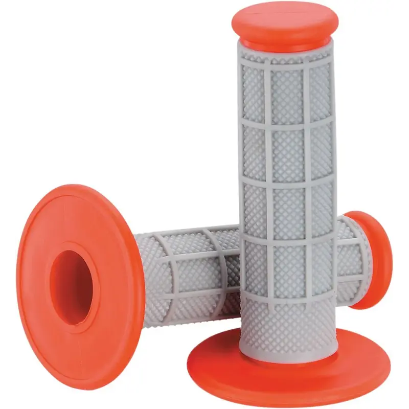 Poignées QUALIFIER semi-gaufré gris rouge