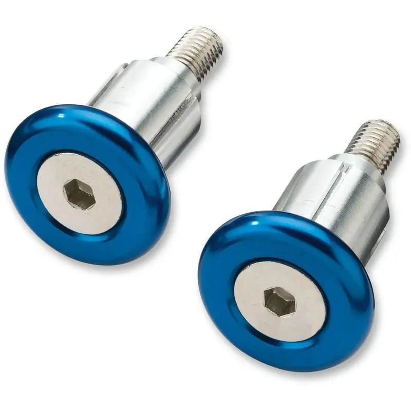 Embouts de guidon bleu
