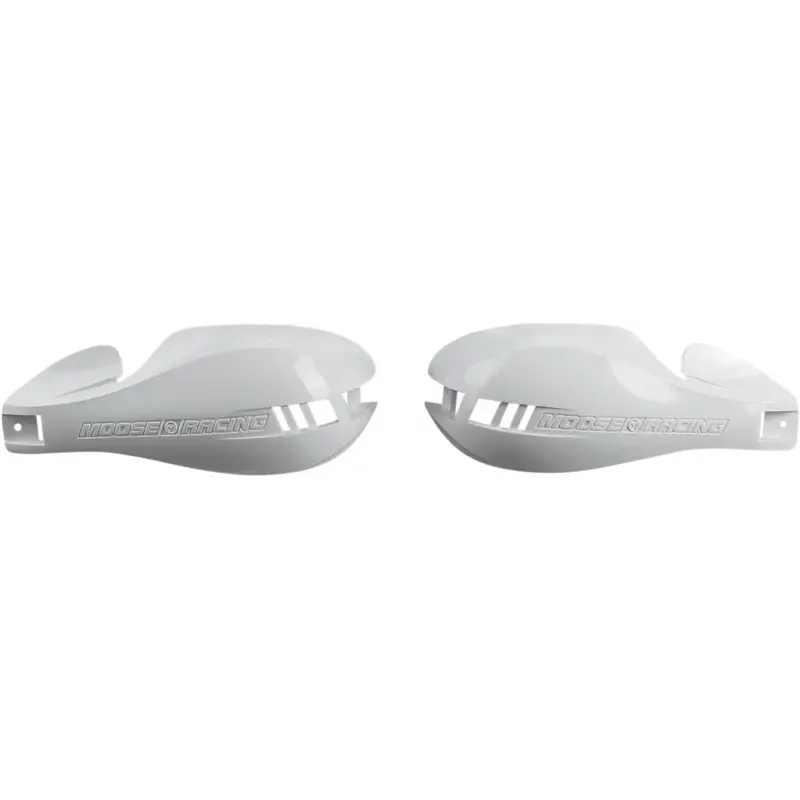 Protège-mains blanc competition pour guidon de 22 mm