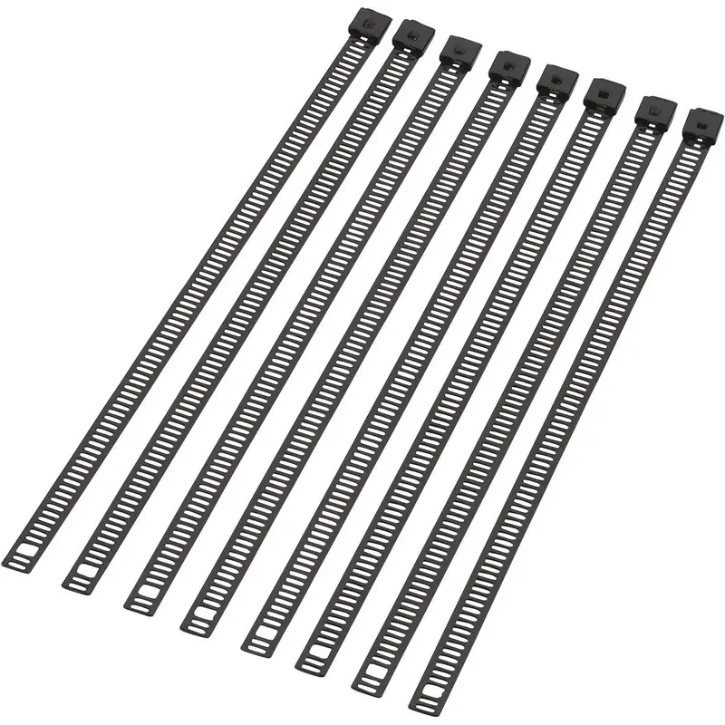 8" CABLE TIES LADDER STYLE STAINLESS STEEL 8-PACK