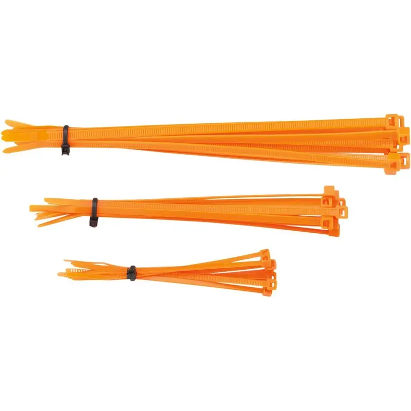 CABLE TIES 4" | 6" | 8" ORANGE 30-PACK