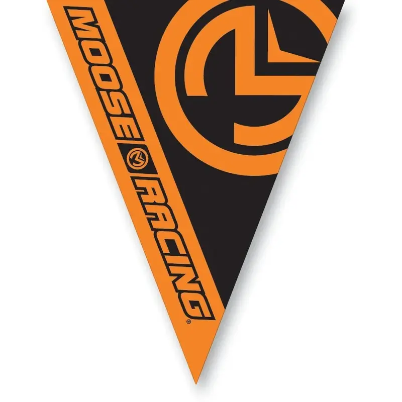 PENNANT FLAGS BLACK/ORANGE