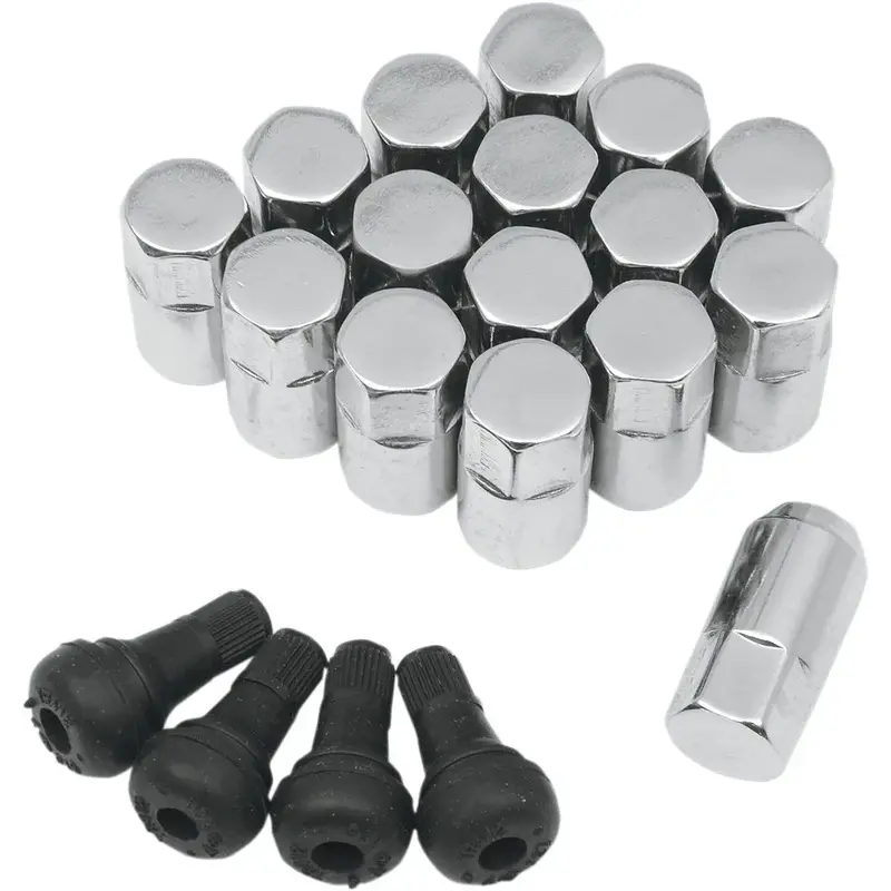 LUG NUTS 10MM CHROME 16-PACK