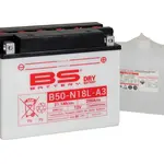 Batterie BS BATTERY B50N18L-A3 haute performance livrée avec pack acide