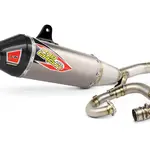 Ligne complète PRO CIRCUIT T-6 inox/silencieux titane/casquette carbone Kawasaki KX250