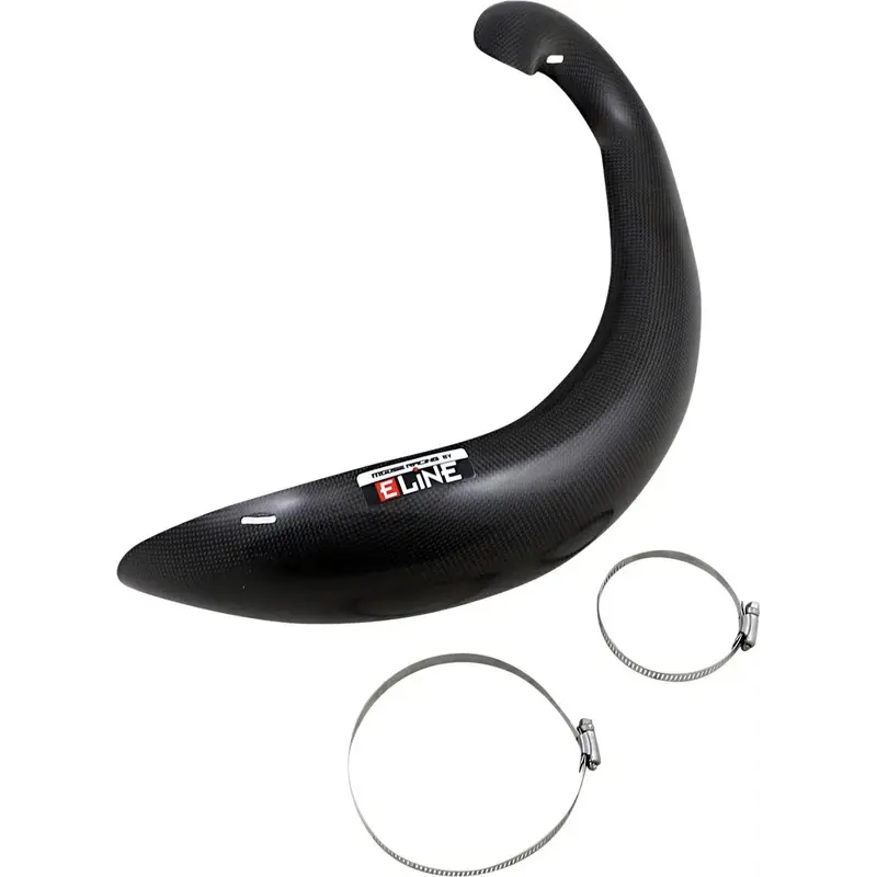 Protège tuyau échappement pour moto 2 temps