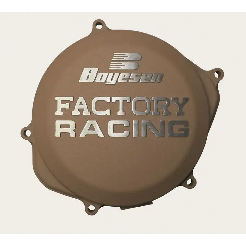 Couvercle de carter d'embrayage BOYESEN Factory Racing alu couleur magnésium KTM SXF250/SXF350