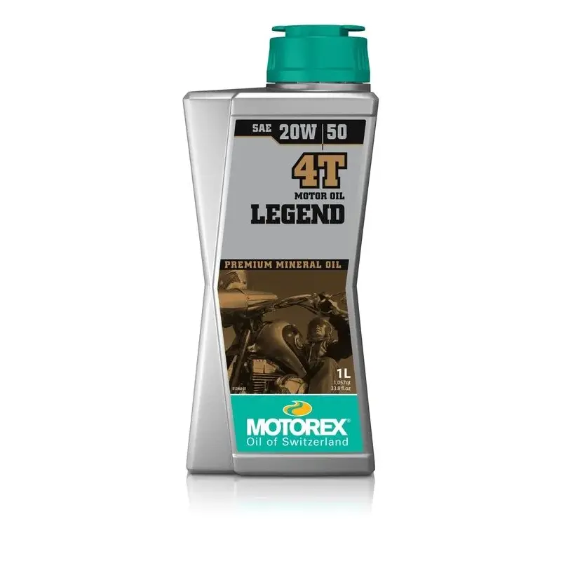 Huile moteur MOTOREX Legend 4T 20W50 Minérale 10 X 1L