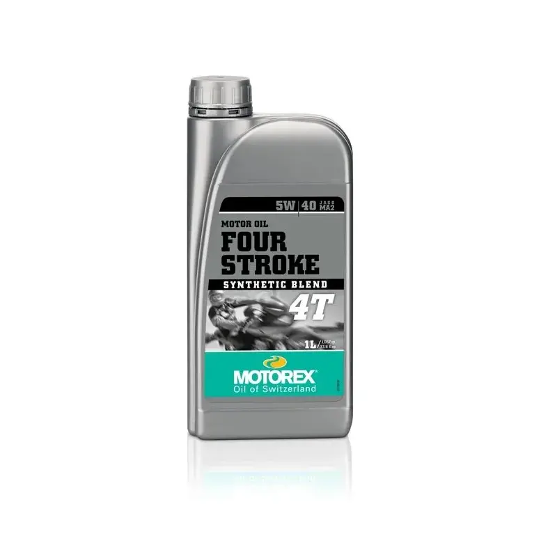 Huile moteur MOTOREX 4-Stroke 5W40 semi-synthétique 12 X 1L