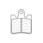 Plaquettes de frein CL BRAKES 1175A3+ métal fritté