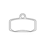 Plaquettes de frein CL BRAKES 1228MX10 métal fritté