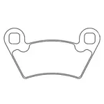 Plaquettes de frein CL BRAKES 1230ATV1 métal fritté