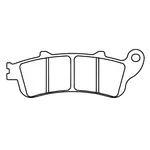 Plaquettes de frein CL BRAKES 1231RX3 métal fritté