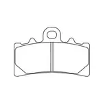 Plaquettes de frein CL BRAKES 1233A3+ métal fritté