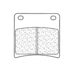 Plaquettes de frein CL BRAKES 2281A3+ métal fritté