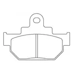 Plaquettes de frein CL BRAKES 2387A3+ métal fritté