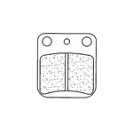 Plaquettes de frein CL BRAKES 2408RX3 métal fritté