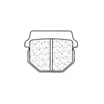 Plaquettes de frein CL BRAKES 2469ATV1 métal fritté