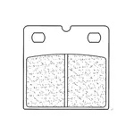 Plaquettes de frein CL BRAKES 2840A3+ métal fritté