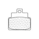 Plaquettes de frein CL BRAKES 3064SC métal fritté