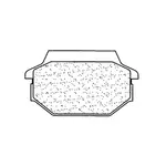 Plaquettes de frein CL BRAKES 3068SC métal fritté