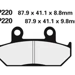 Plaquettes de frein NISSIN 2P-220NS semi-métallique