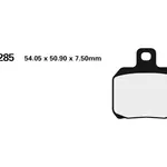 Plaquettes de frein NISSIN 2P-285ST métal fritté