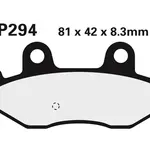 Plaquettes de frein NISSIN 2P-294ST métal fritté Suzuki AN650 Burgman