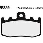 Plaquettes de frein NISSIN 2P-329ST métal fritté BMW