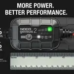 Chargeur de batterie NOCO Genius2 6/12V 2A montage avec pinces