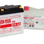 Batterie BS BATTERY 6N12A-2D (B54-6A) conventionnelle livrée avec pack acide