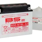Batterie BS BATTERY B50N18L-A3 haute performance livrée avec pack acide