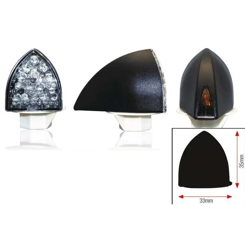 Clignotants BIHR Profil LED noir universel