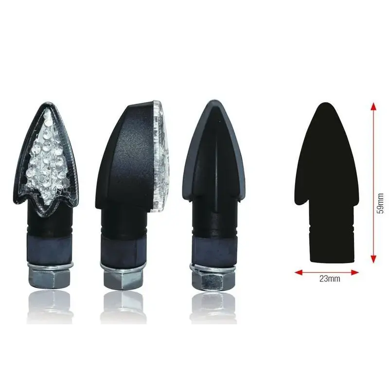 Clignotants BIHR Darts LED noir universel