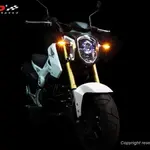 Clignotant KOSO Mars LED argent/translucide universel vendu à l&#039;unité