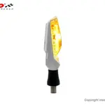 Clignotant KOSO Mars LED argent/translucide universel vendu à l&#039;unité